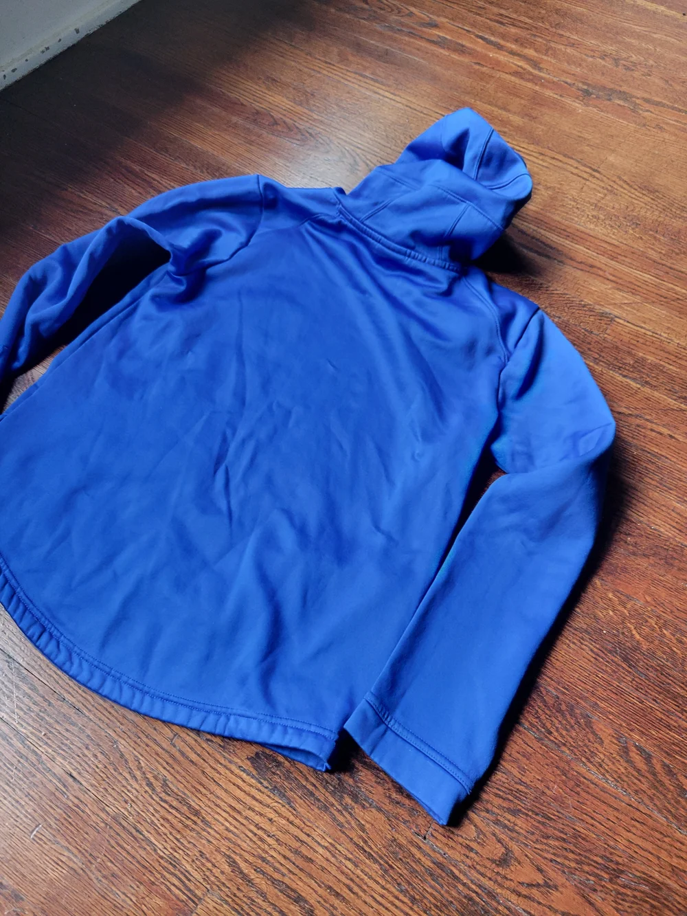 Nike Basketball Boys Blue White Hoodie Sweatshirt XL Activewear Dri Fit